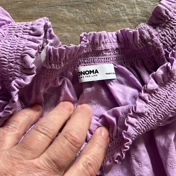 Trendy Light Purple Top, size large - Picture 5 of 9